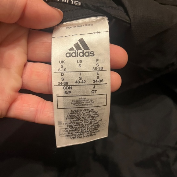 Adidas womens running jacket size small NWOT - Picture 6 of 8